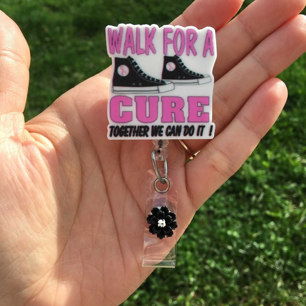 Breast Cancer Awareness Badge Holder